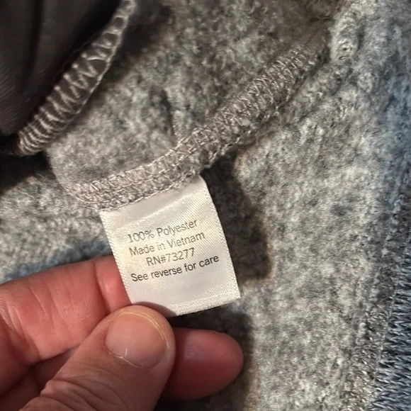 Sonoma Heather Gray Sweater with Button Collar - Picture 6 of 7